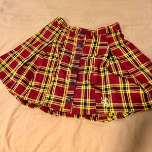 HOT TOPIC HARRY POTTER Gryffindor mini skirt